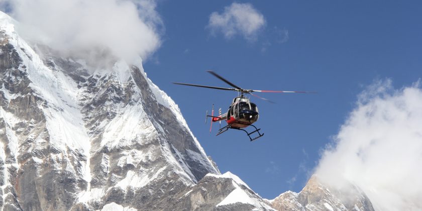 Helicopter Mountain flight Annapurna